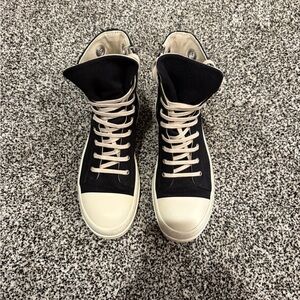 Rick Owens Ramones High Top Sneakers